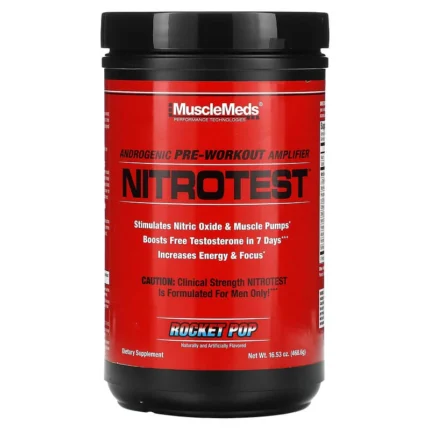 MuscleMeds, Nitrotest, Androgenic Pre-Workout  Rocket Pop