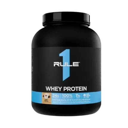 Rule 1 Whey Blend – Café Mocha Flavor 4.95 lb (66 Servings)