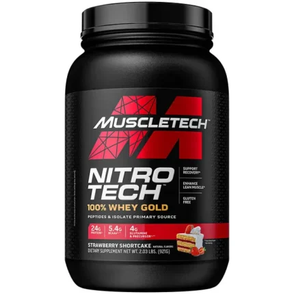 Nitro-Tech 100% Whey Gold – Strawberry Shortcake
